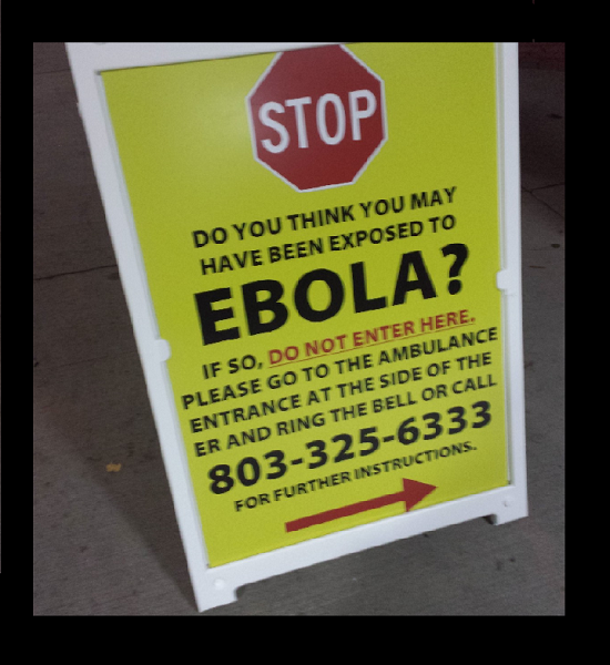 ebola signage S C