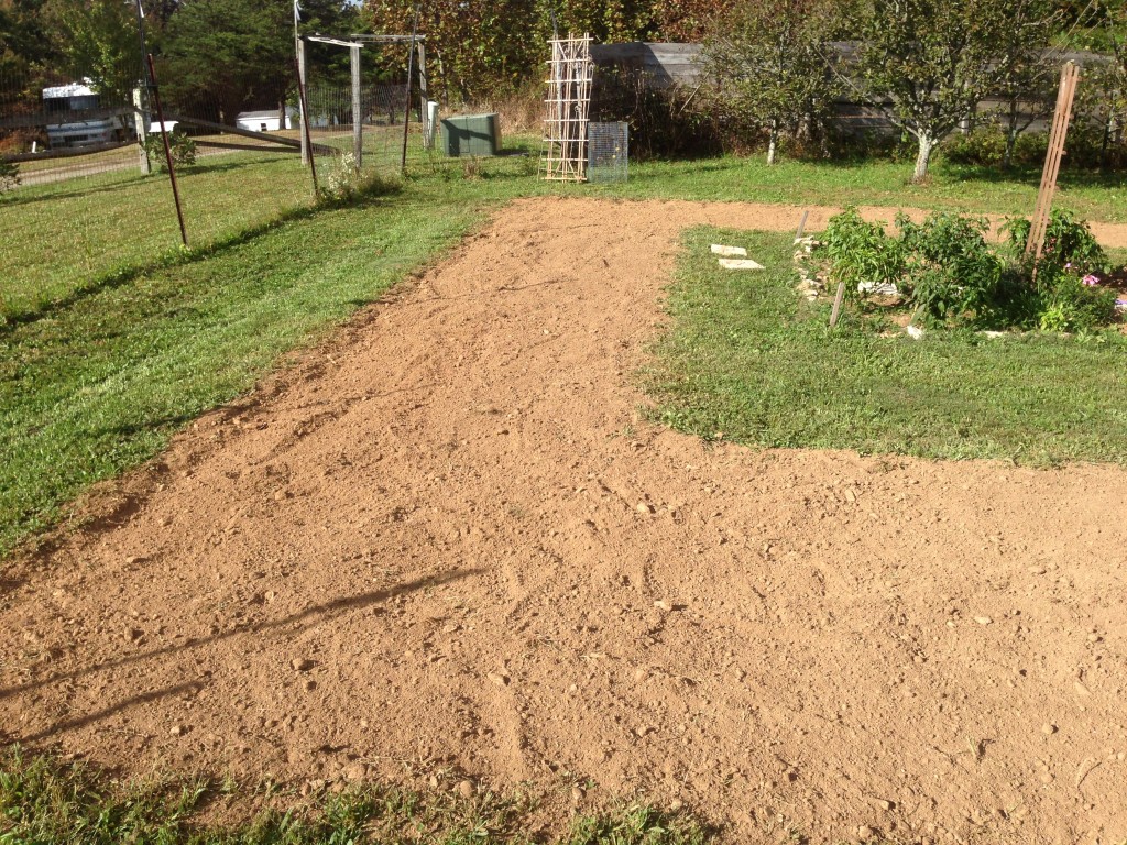 Finished Tilling