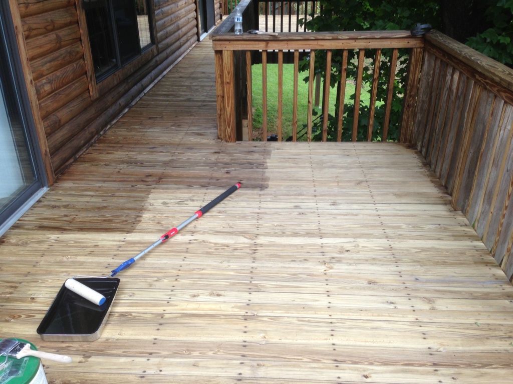 Sealing the deck