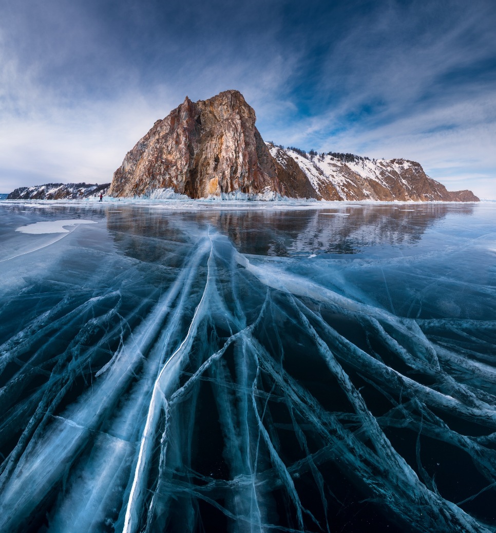 Frozen Lake Baikal - Clean
